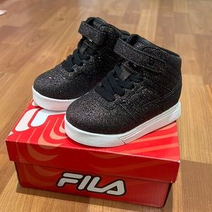 FILA toddler girl high top sneakers